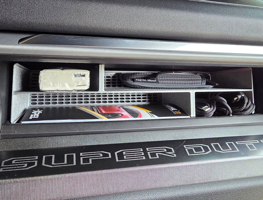 2020+ Ford Super Duty GearVault Organizer – Upper Glove Box
