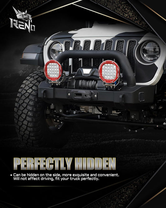 Winch Shackle with Fairlead, Aluminum Hawse Fairlead with Winch Shackle Fit for Synthetic Rope 30,000 Lbs Compatible with off Road SUV Truck Off-Road Vehicle Towing Recovery (Black, 1 Pack)