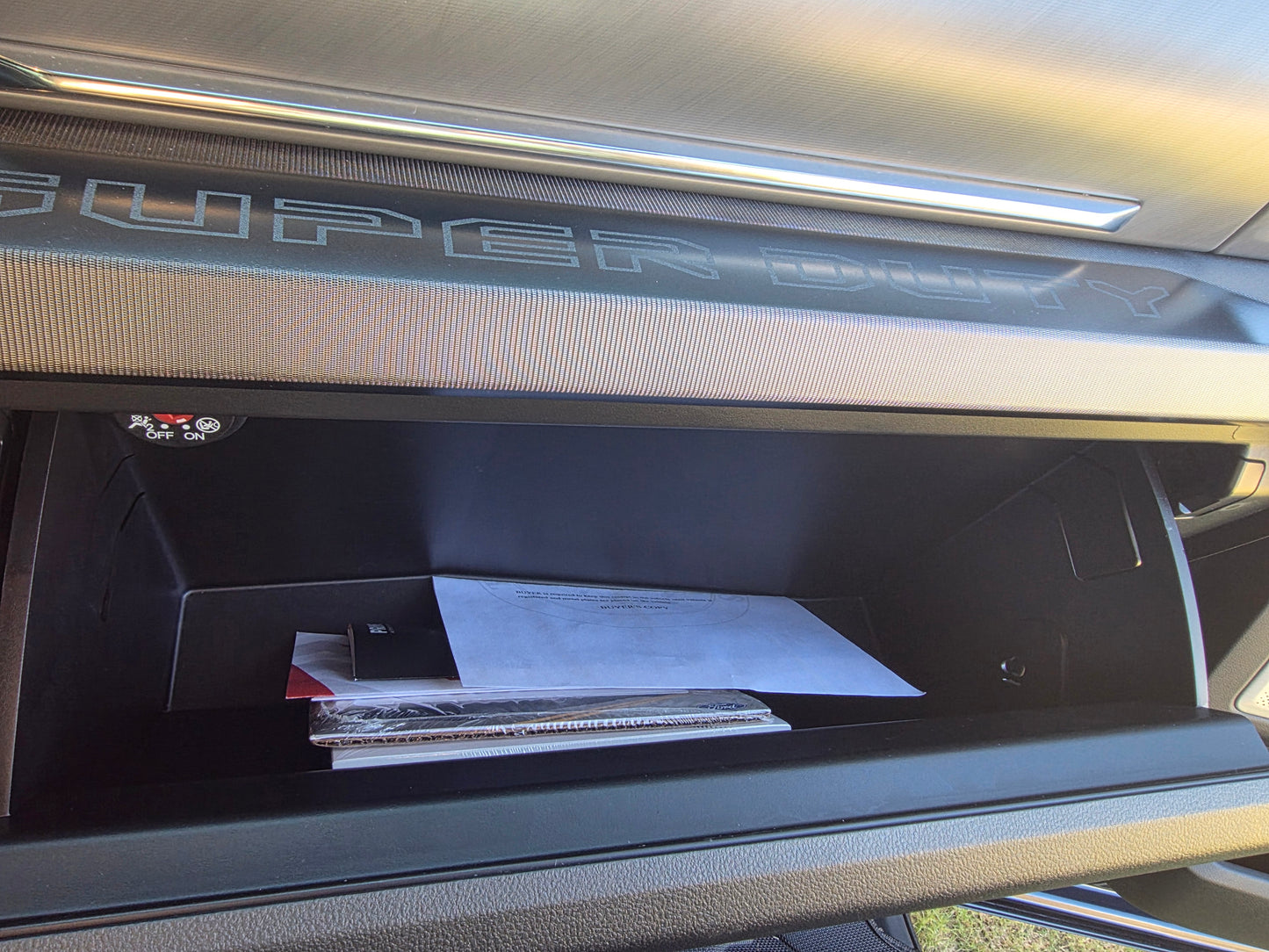 2020+ Ford Super Duty GearVault Organizer – Lower Glove Box