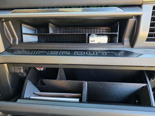2020+ Ford Super Duty GearVault Organizer – Lower Glove Box