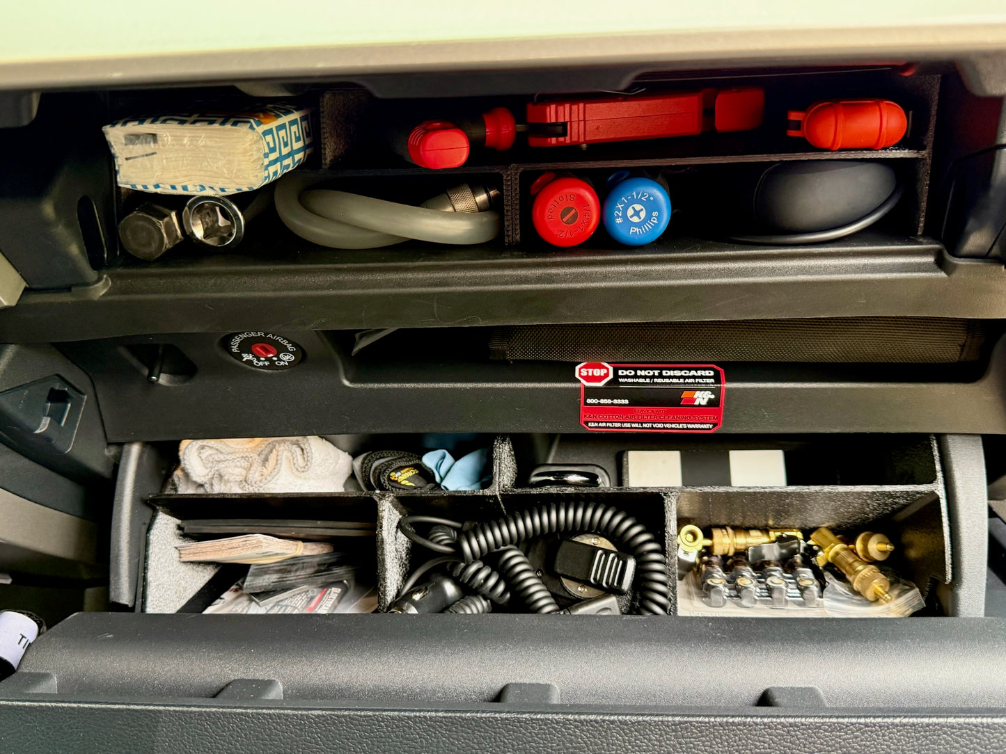 2020+ Ford Super Duty GearVault Organizer – Lower Glove Box