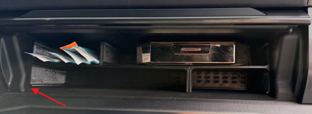 23+ Ford F-150 GearVault Upper Glove Box Organizer
