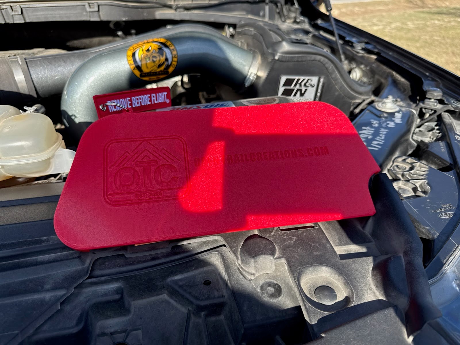 Intake Protection AirGuard Splash Shield – Ford Intake Protection (FL34-9A675-BE) – Open ...